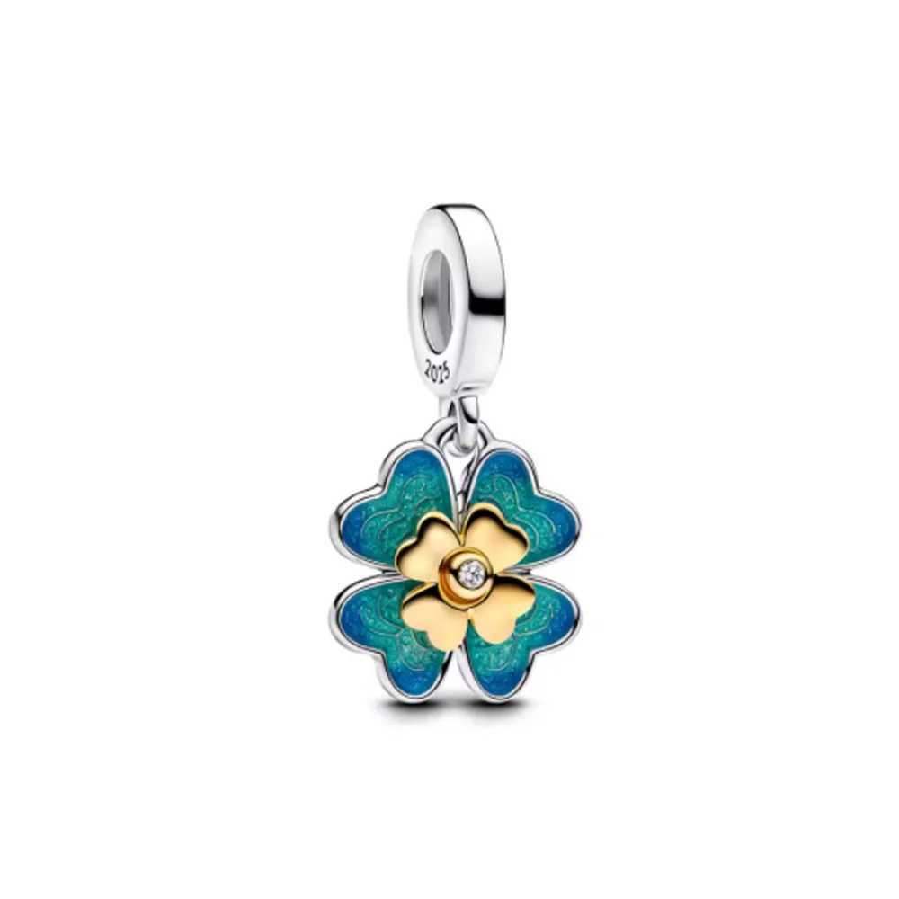 New Hot sales 925 Silver Butterfly Series Charm clip Bead Fit Original Bracelet Accessories DIY Jewelry safety chain Pendant Gift XJ250607