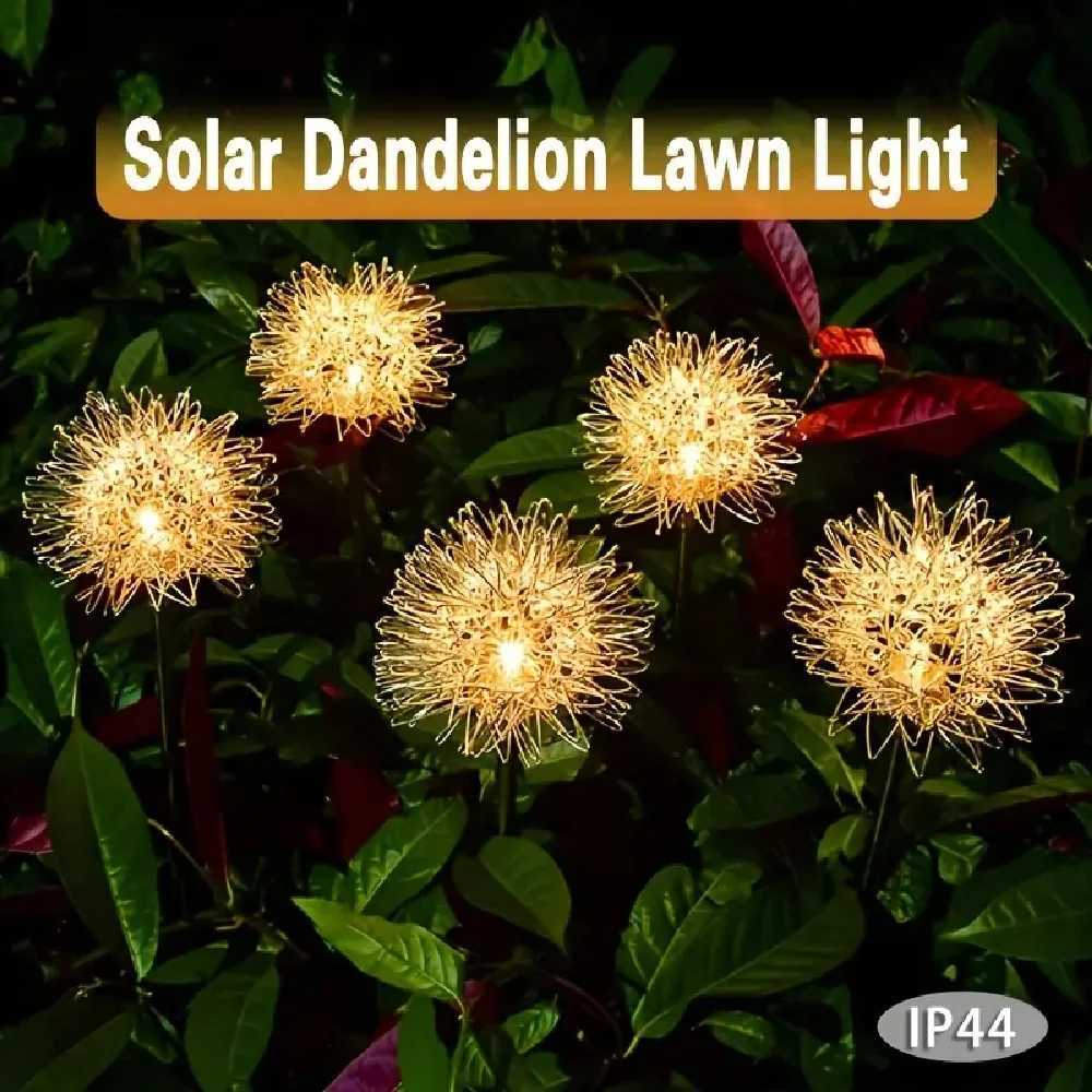 Solar Dandelion Light Garden Lawn Decorative Lamp Garden Landscape Lights Outdoor Ground Lighting For Home Garden Party DecorationXJ250606