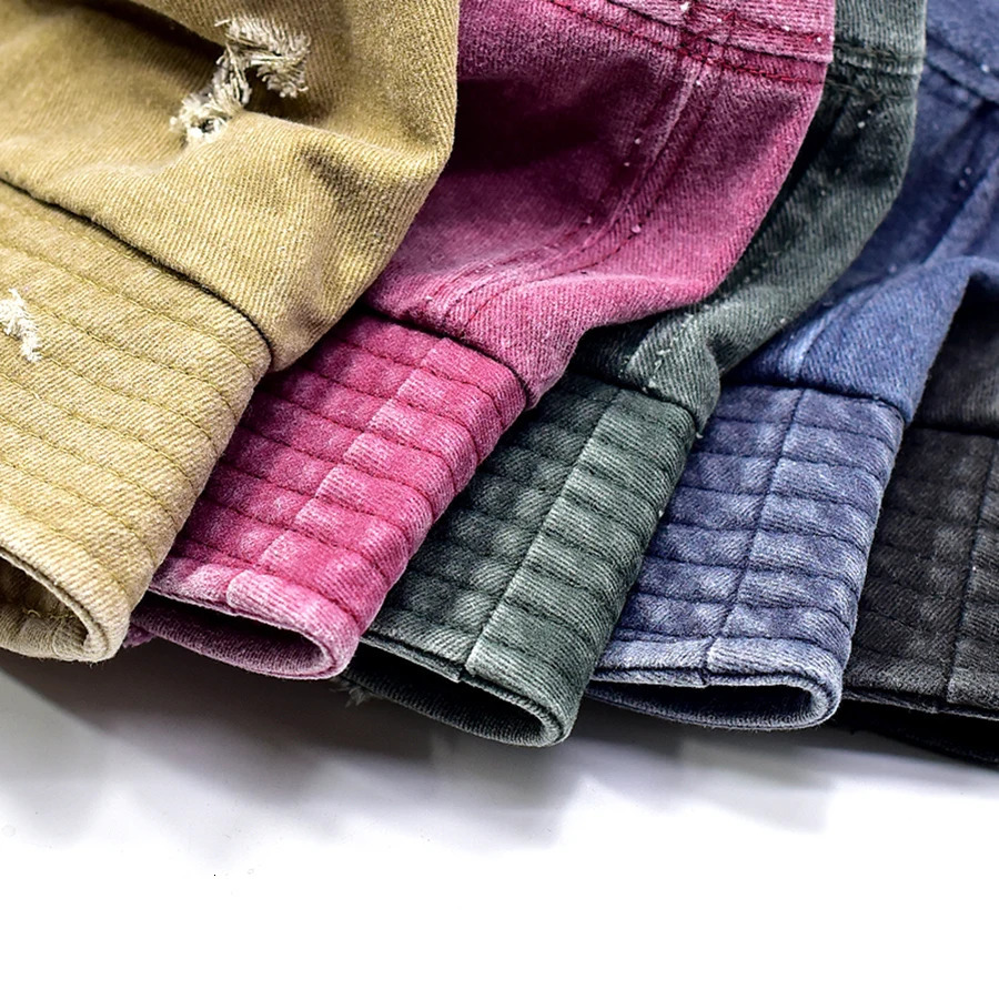 Fashion Women Men Washed Denim Solid Vintag Bucket Hats Lady Male Spring Summer Autumn Panama Fisherman Cap Hat For Women Men 250605