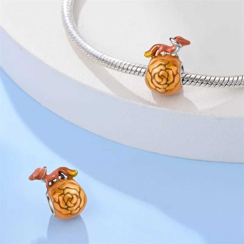 Fairy Tale Charms 925 Silver Rabbit Rose Robot Castle Prince Beads Fit 3mm 925 Original Bracelets DIY Jewelry Birthday Gift XJ250607
