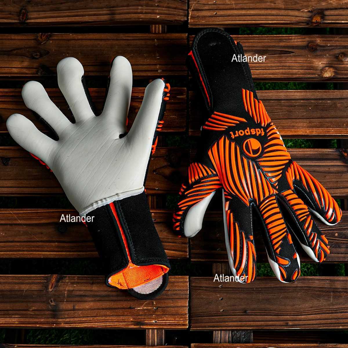 4mm Latex Goalkeeper Gloves Premier Quality Football Soccer Men Women Thick Gloves Football Non-Slip Futebol Match Goalie Gloves XJ250606