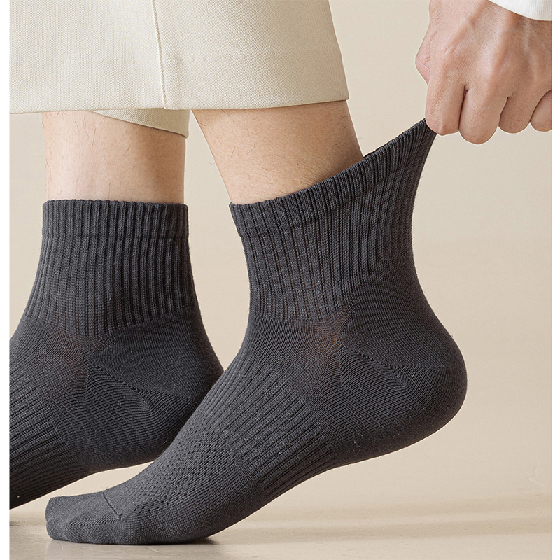 Eco-Friendly Natural Fiber Socks - Breathable Cotton Blend