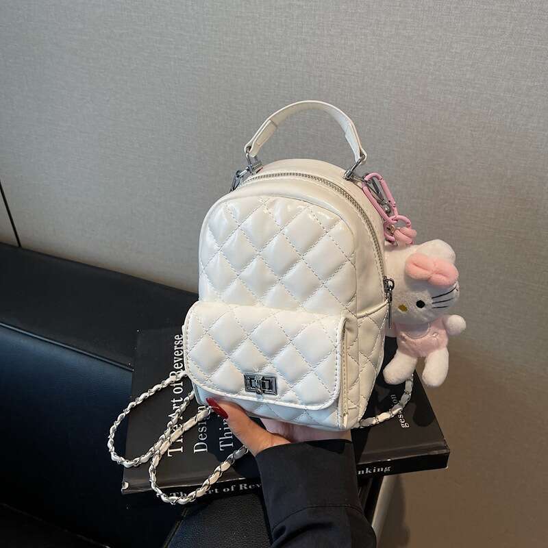 Mini Quilted Embroidered Handbag for Women 2025 Summer Fashion Versatile Chain Stylish Travel Shoulder Crossbody Bag