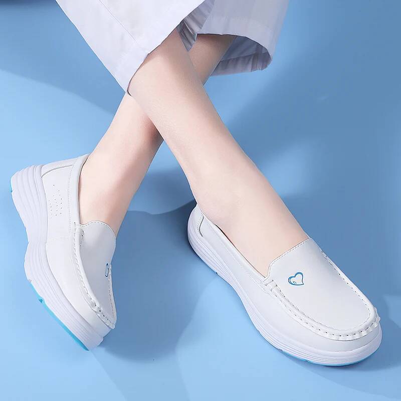Ddmyoutdoor Ddmyoutdoor New Platform Women S Nurse Summer Soft Sole Breathable Sleeve Feet Loafers Comfortable Work Shoes Zapatos Casuales Outdoor Out
