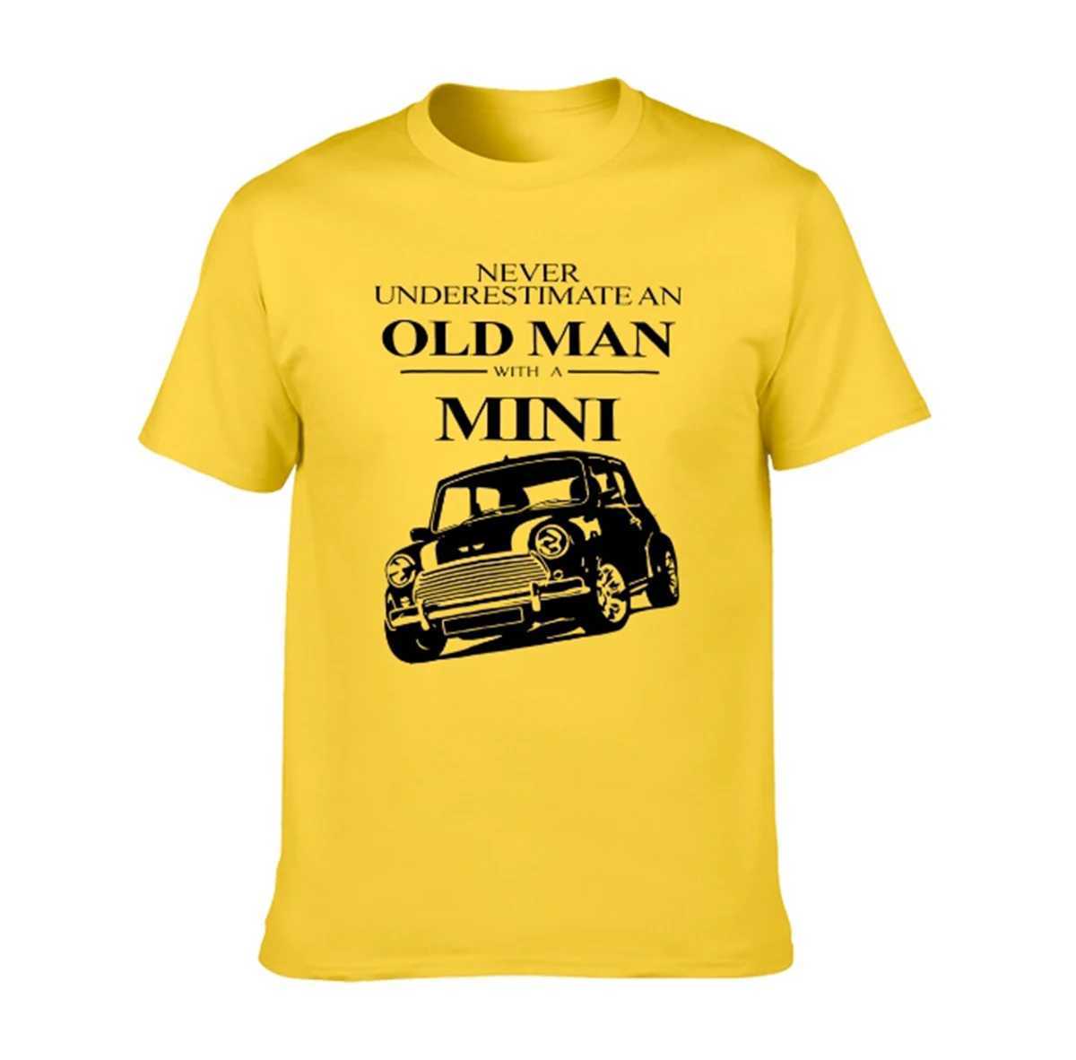 New Old Man With Classic Mini Men Women Vest Unisex T Shirt Cool Casual pride t shirt Unisex Fashion t-shirt summer Round Neck W250607