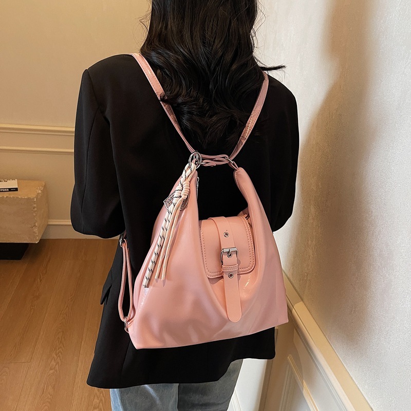 designer Vintage Commuter Tote Bag for Women Large Capacity 2025 New Casual Shoulder Crossbody Multifunctional Fashion Backpack