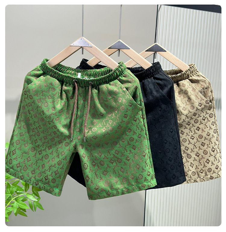 free shipping designer T shirt for Men casual shorts for summer loose fit plus size pants thin cut worn for sports Stretchy