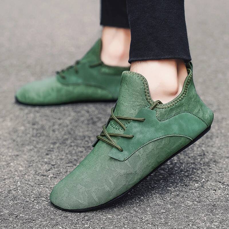 Ddmyoutdoor MAEDEF Men S Casual Flat Lightweight Comfortable Thin Bottom Lace Up Shoe Driving Walking Shoes Footwear Outdoor Shoes