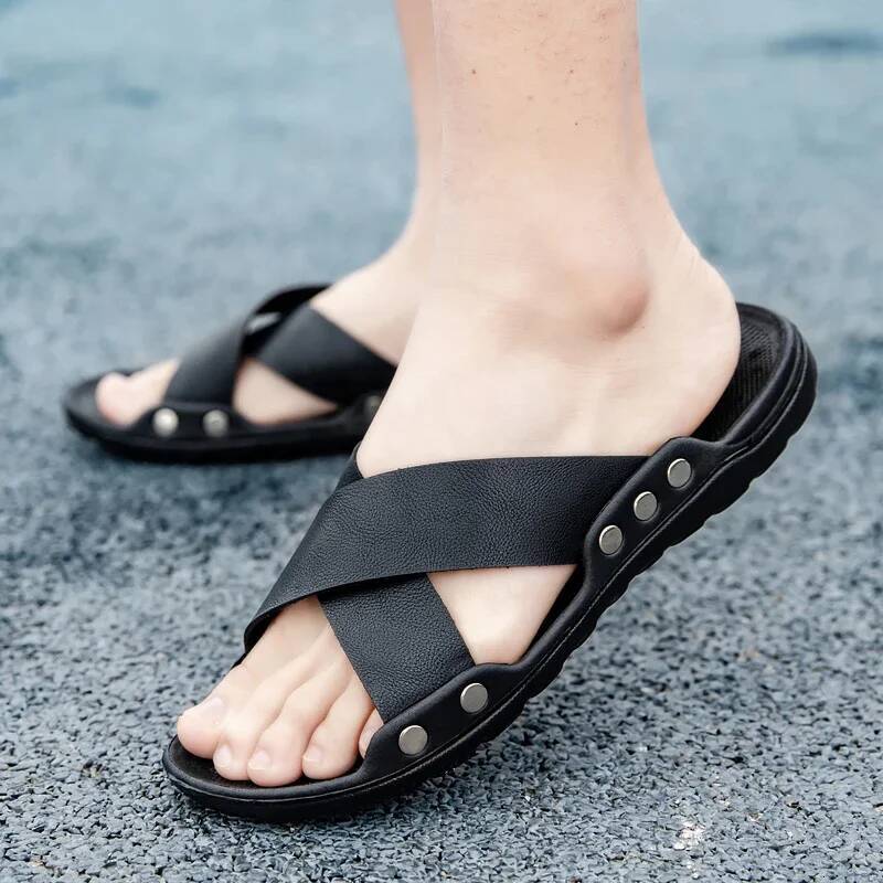 Ddmyoutdoor MAEDEF Men S Summer Shoes Indoor Slides Casual Sandals Man Lightweight Breathable Beach Slippers For Outdoor Shoes