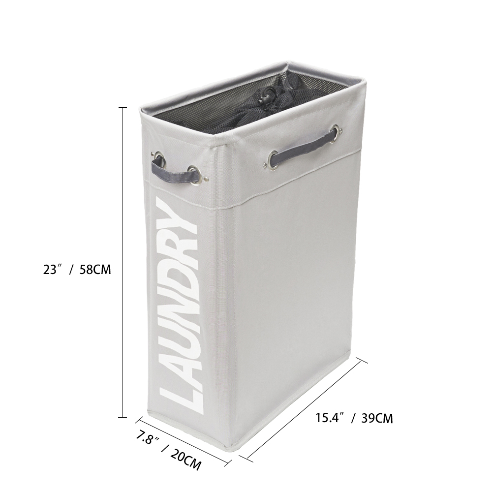 Large capacity small portable dirty clothes basket