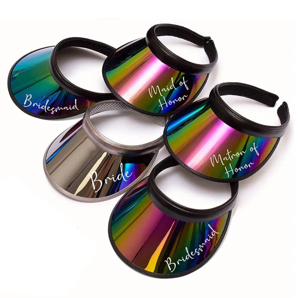 Transparent PVC Summer Baseball Hat Women Men Empty Top Anti-UV Sunshade Hat Visor Caps Bicycle Sun Hat Sports Accessories 250603