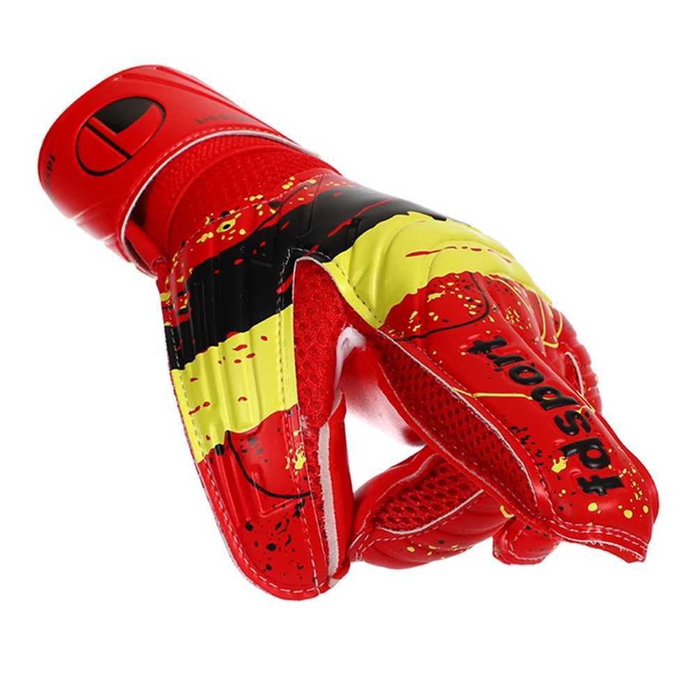 Men Kids Boys Women Goalkeeper Gloves Finger Save Protection 4mm Thickened Latex Rugby Soccer Football Goalie Keeper Gloves Guard XJ250606