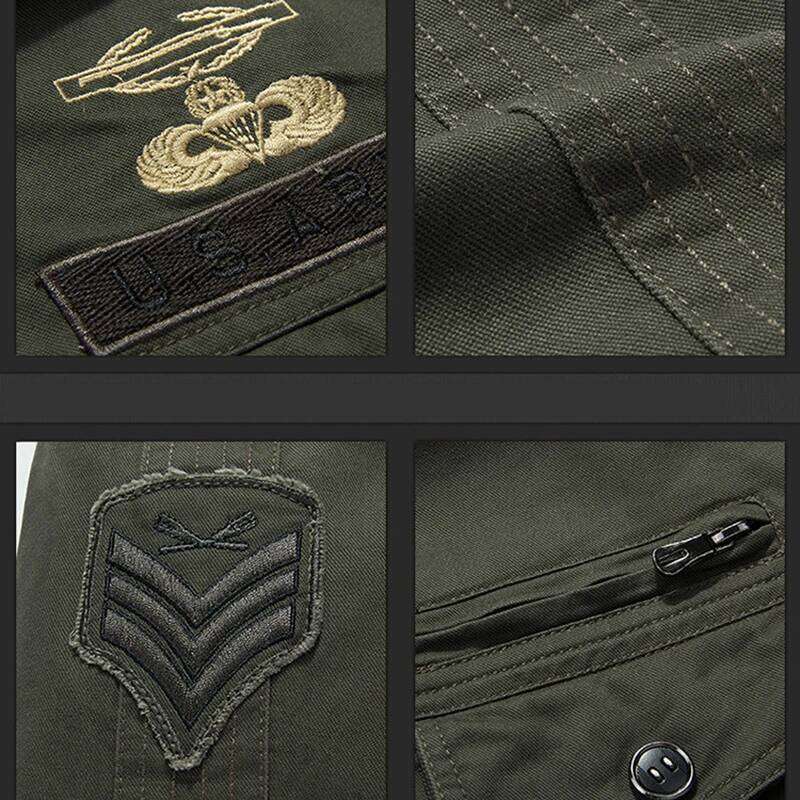 2024 Men's Jacket Autumn Winter Fleece Tactical Jackets Men Casual Multiple Pockets Windproof Outdoor Workwear Coat