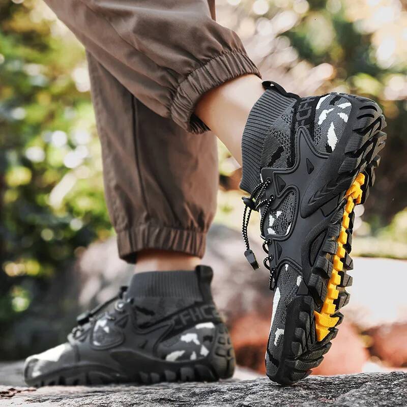 Ddmyoutdoor Fashion Camouflage Men S Trekking Big Size Quality Comfy Hiking Sneakers Outdoor Travel Sports Shoes Trainers Outdoor Shoes