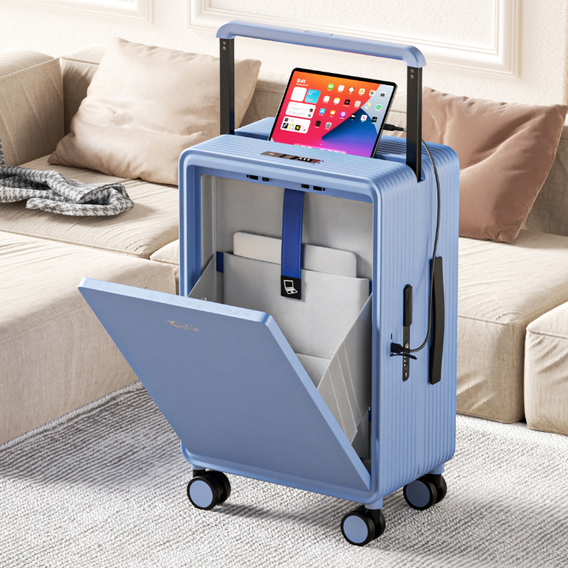 Wide pull rod travel case scratch resistant and wear-resistant password universal wheel boarding case
