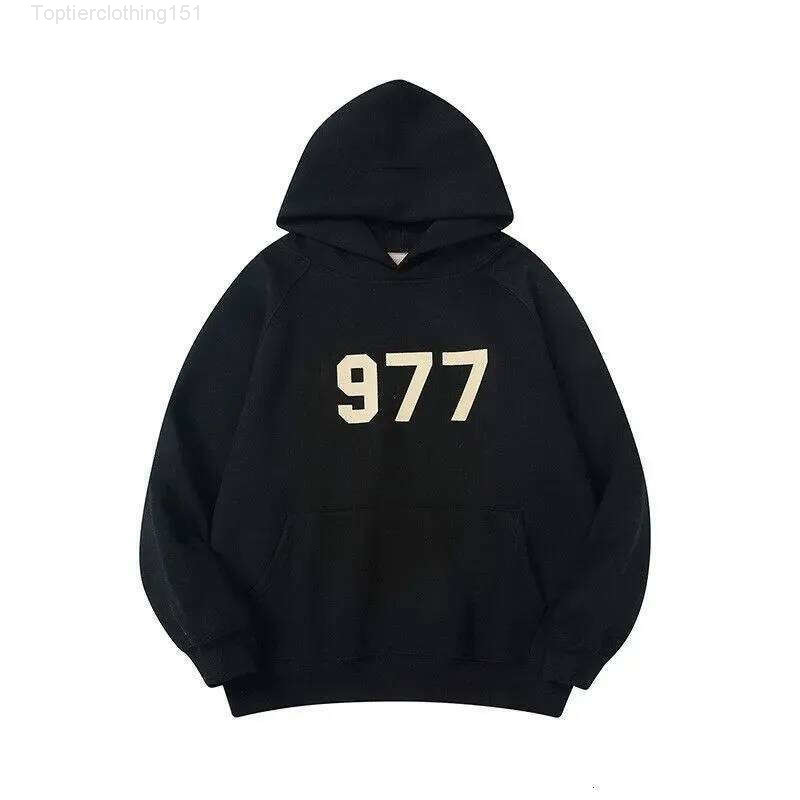 Essientals Hoodie Designer Essentialals Hoodie 1977 Hooded Hoodies Sweater Suit Mens Pants Womens Fashion Pullover Sweatshirts Loose Hoodies Tops Clothing 10612