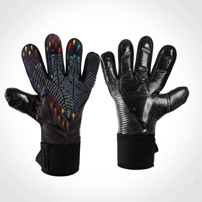 Goalkeeper Football Gloves Adult Game Professional Non-Slip Childrens Latex Goalkeeper Gloves XJ250606