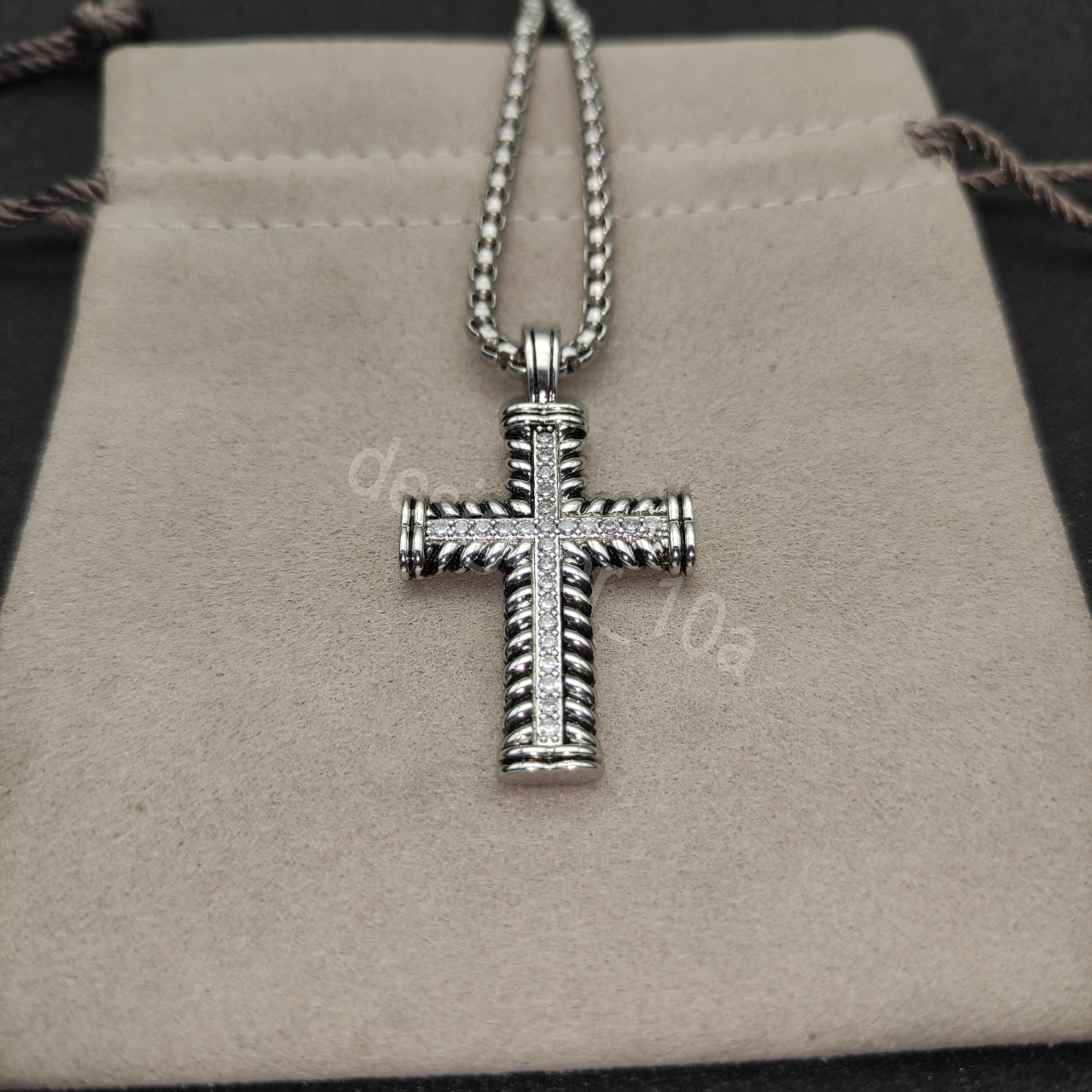 Dy Mens Necklace Designer Women Jewelry Yurmans Necklace Multiple Cross Pendant Clavicle Necklace Quick Sale High Quality