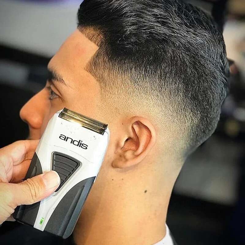 Original ANDIS Profoil Lithium Plus 17225/17205 Barber Cleaning Electric Shaver For Men Razor Bald Hair Clipper Supplies