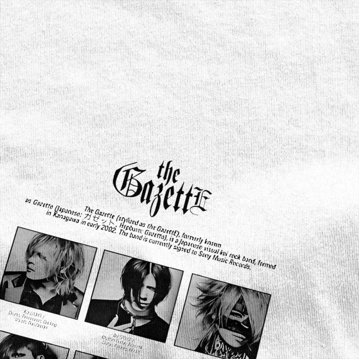 Men Women The Gazette 2024 Rock Tour Music Band Graphic T Shirt Accessories Humor Pure Cotton T Shirt Tops Gift Idea X250607