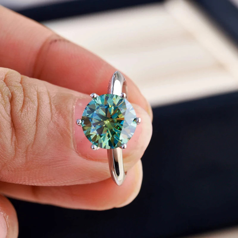 JoyceJelly 1/2/3/5ct Ring For Women GRA Certified Sterling Silver 925 Jewelry Wedding Bands Wholesale Price 250604