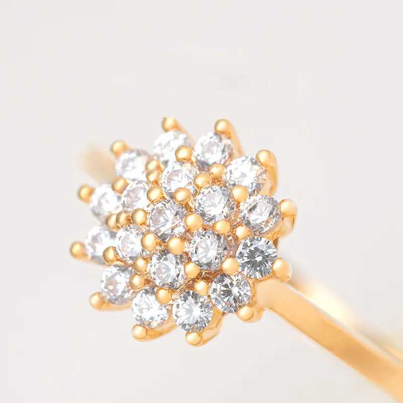 14K Yellow Gold 1.5 Carats Diamond Ring for Women Luxury Engagement Jewelry Anillos Gemstone 14K Gold and Diamond Wedding Ring XJ250606