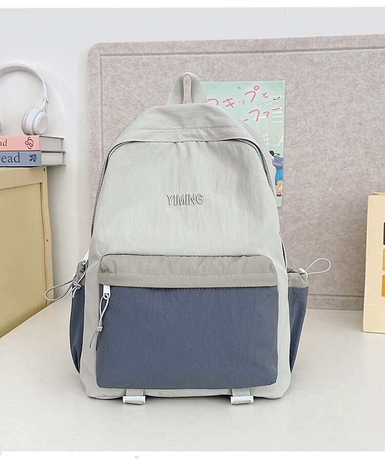 2025 New Simple Korean Large Capacity College Style Casual Student Travel Backpack