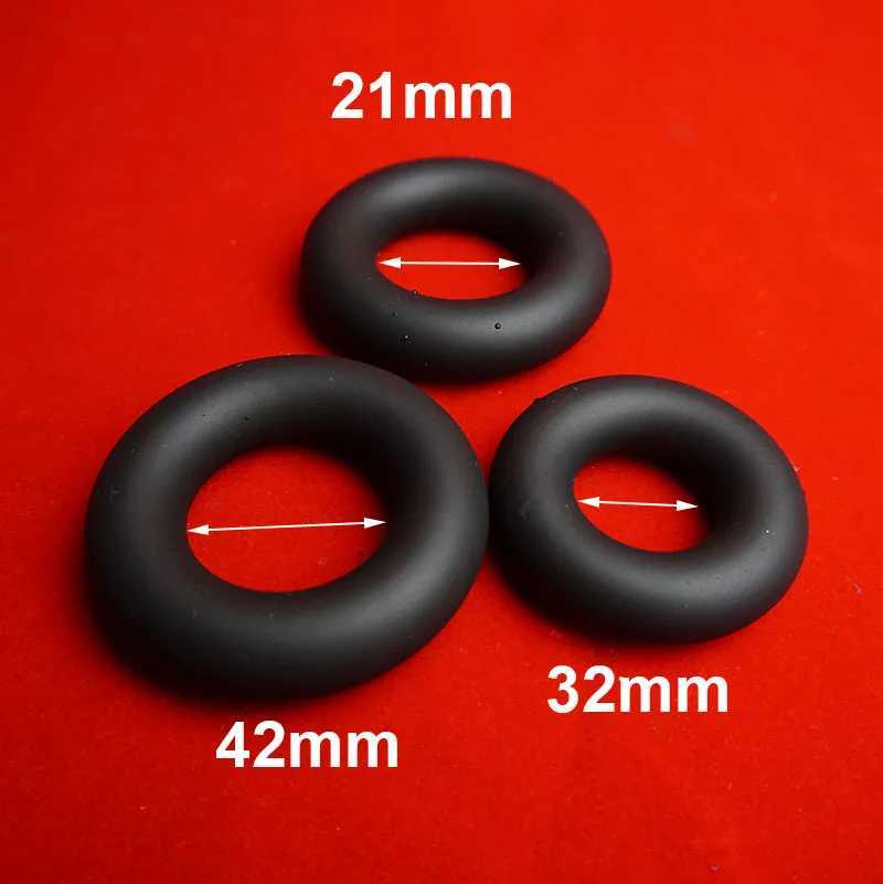 Increases Erection Strength Cock Ring Silicone Penis Rings Ball Stretcher Delay Ejaculation Cockring Sex Toys for Men XJ250607