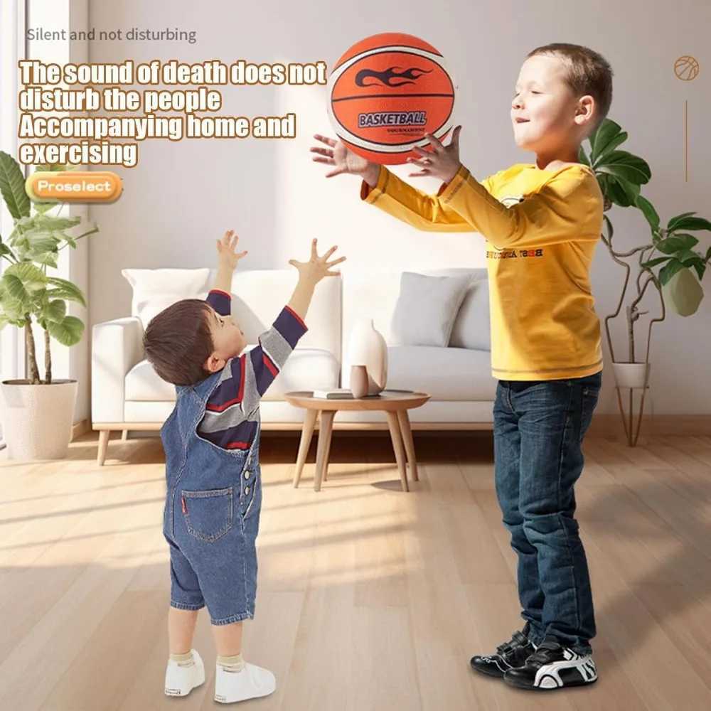 Silent Basketball - Silent Indoor Basketball Mute Basketball| Low Noise Indoor Training Ball Highly Elastic Practice Ball XJ250606