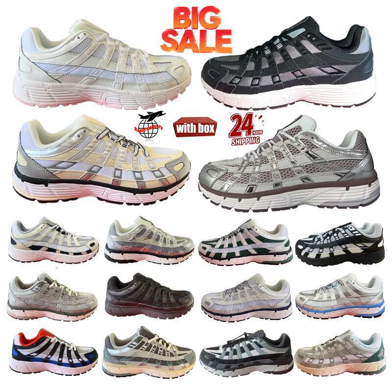 Designer Shoes P6000 Running Shoes Trainer P 6000 Anthracite Grey Shadow grey Metallic Silver Triple White Men Women Sneakers Outdoor v5 shoes Trainers With Box