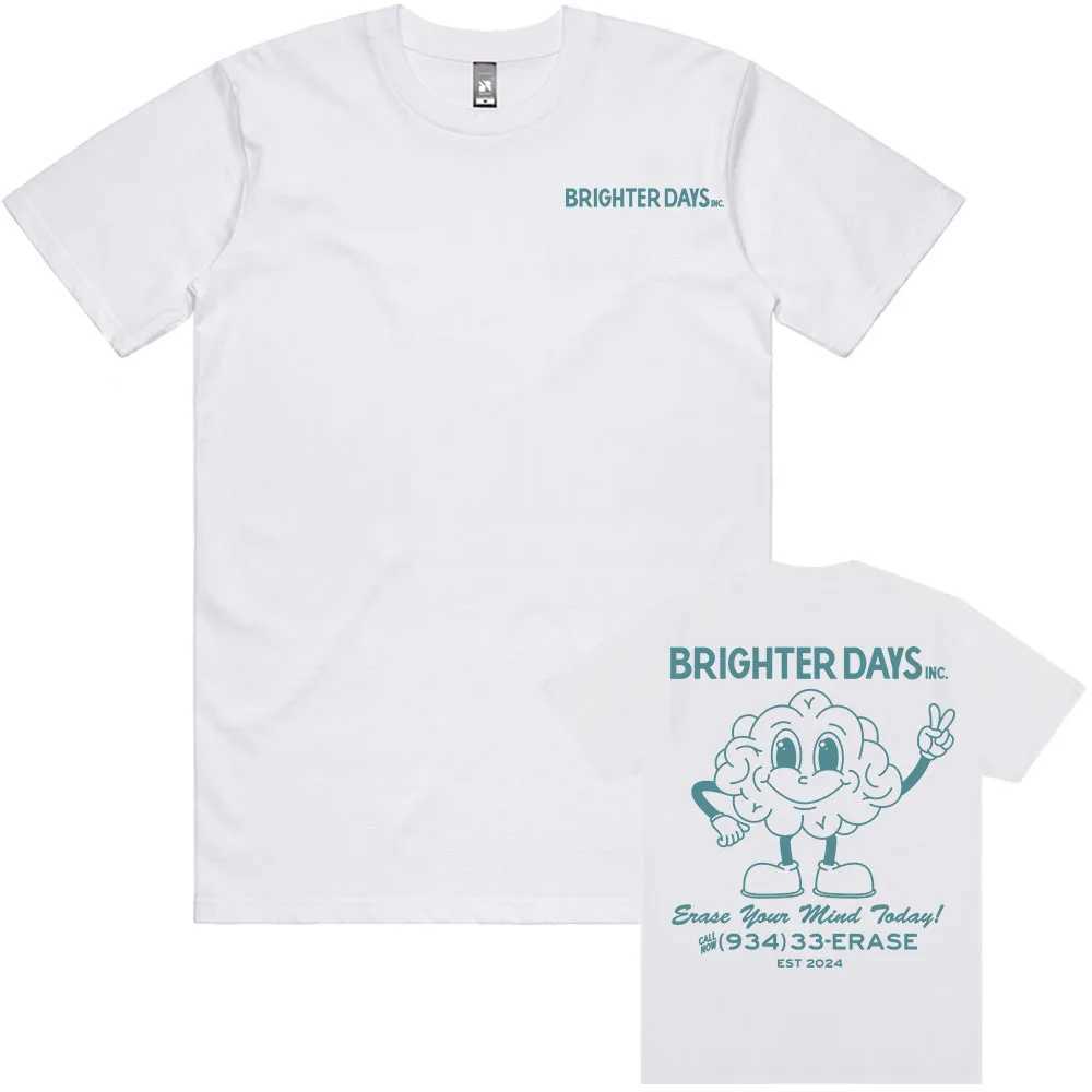 Brighter Days 934-33-ERASE T-Shirt Cotton Summer Ts ArianaGrande Eternal Sunshine Deluxe Album Graphic T Shirt for Men Women X250607