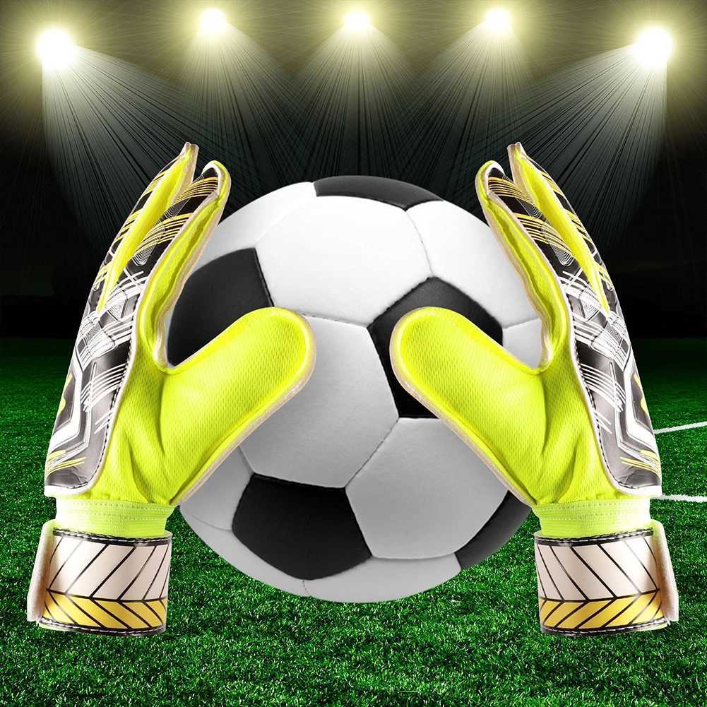 Training Football Gloves Thickened Football Goalkeeper Gloves Full Finger Hand Protection Breathable Sports Training Accessories XJ250606