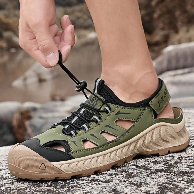 Ddmyoutdoor Non Slip Beach Classic Summer Man Hiking Sandals Size Outdoor Sports Sandal Men Trekking Shoes Sandalias Hombre outdoor shoes