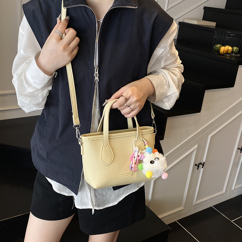 designer Minimalist Fashion Bag Women's Bucket Bag 2025 New Spring Summer Versatile Casual Handbag Shoulder Crossbody Bag