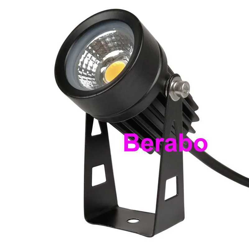 new Outdoor LED Garden Lawn Light 3W 5W Landscape Lamp Spike Waterproof DC12V Path Bulb Warm White Green Spot Lights 220V 110V W250607