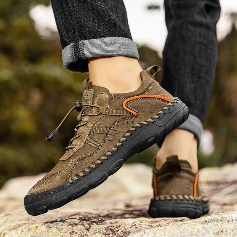 Ddmyoutdoor High Quality Men S Trekking Sneakers Big Size Classic Khaki Hiking Shoes For Outdoor Casual Sneaker Zapatillas Hombre Outdoor Shoes