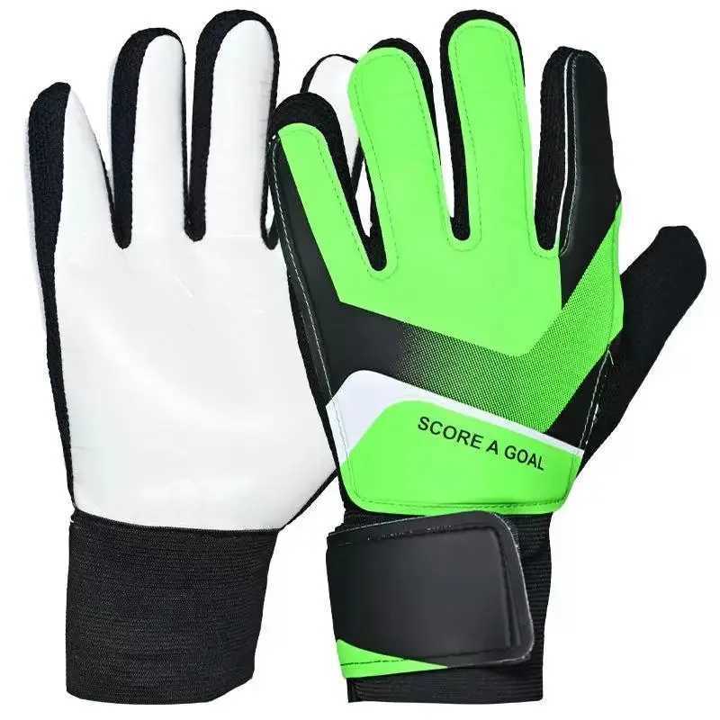 Soccer Goalkeeper Gloves For Adults Kids Anti-Collision Latex PU Goalkeeper Hand Protection Gloves Football Training Accessories XJ250606