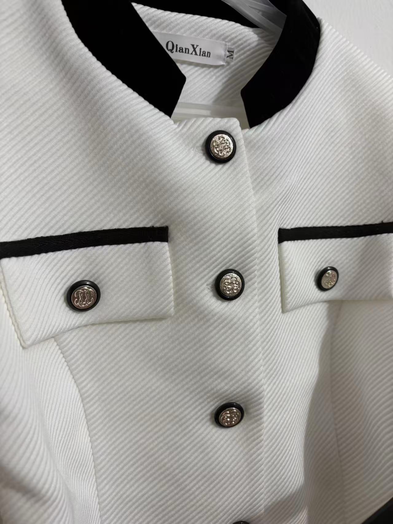 Womens stand collar slim waist with belt color single breasted medium long coat woolen S M L XL XXL