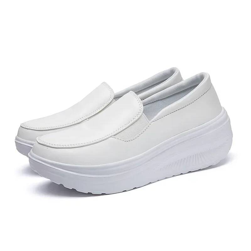 ddmyoutdoor Wedge Platform Sneakers Cushion Slip On Woman Women Soft Outdoor Non Shock Absorber Rocking Shoes Outdoor Shoes