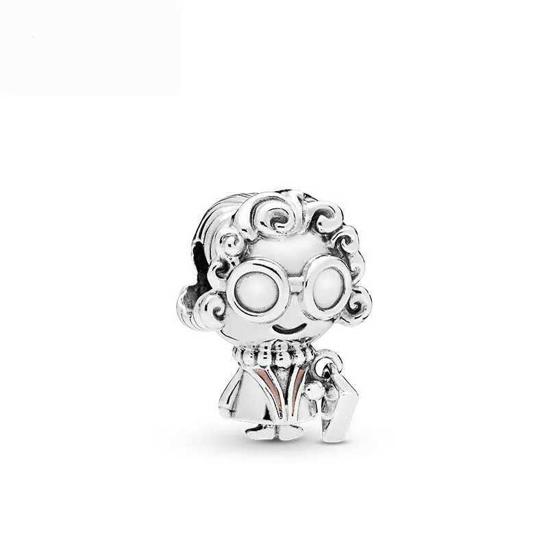 925 Silver Plated Charms Family Heart Boy CZ Little Girl Beads Fit Original Bracelet DIY Jewelry For Women 2023 XJ250607