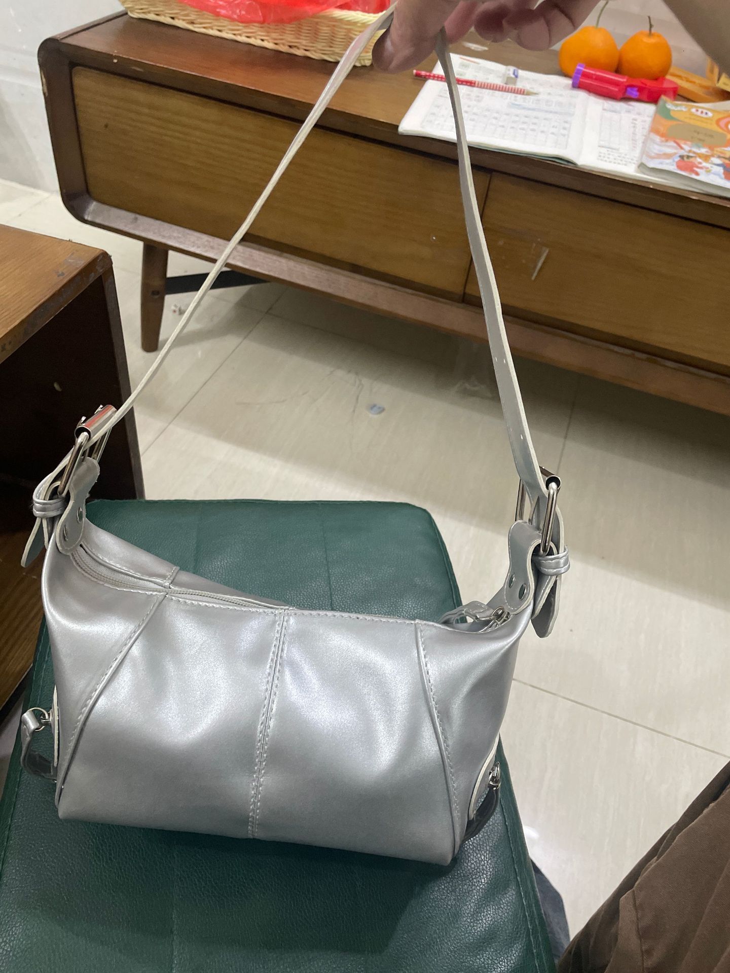 designer Niche Design High-End Motorcycle Bag Y2K Sweet Cool European and American Style Hot Girl Belt Underarm Bag Single Shoulder Crossbody Bag Tren