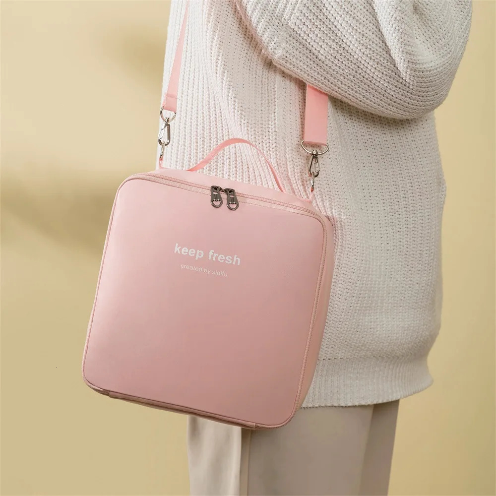 One-shoulder Bento Bag Student Lunch Box Bag Lunch Bag Office Worker Carrying Lunch Bag Thermal Insulation Bag 250606