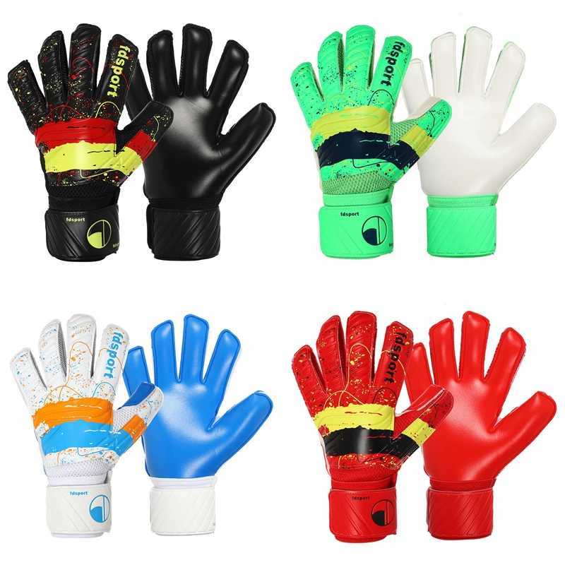 Professional Soccer Goalkeeper Gloves Childs Adults Latex Thickened Protection Goalkeeper Gloves Football Goalie Non-slip GlovesXJ250606