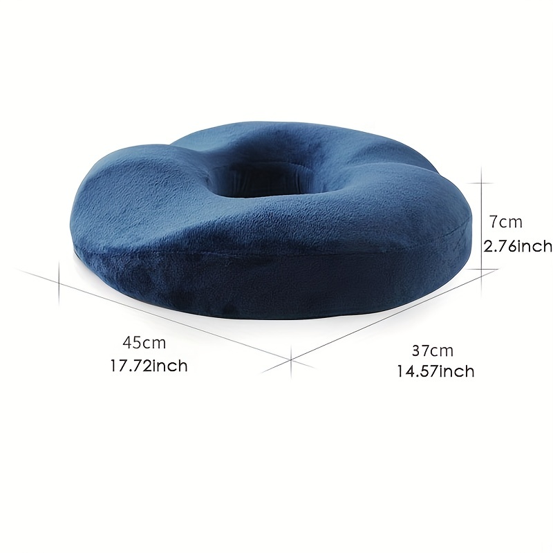 Side-cut cushion breathable memory cotton office sedentary waist artifact ass cushion stool cushion beautiful buttocks computer chair ring cushion