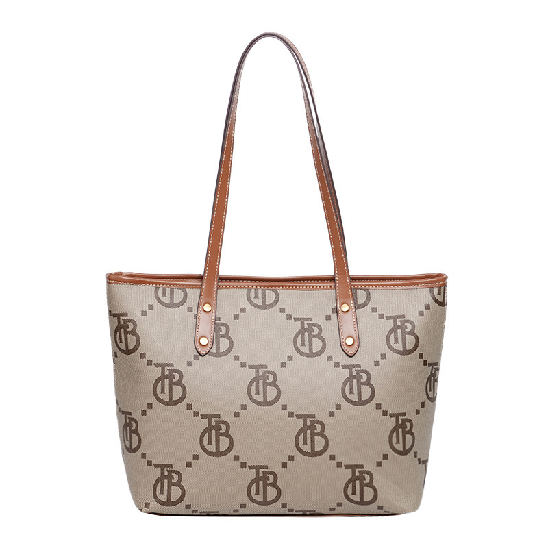 Top quality Brand High Quality New Style Tote Bag Large Capacity Women's High-end Versatile Shoulder Handbag European and Women's Bag New Fr