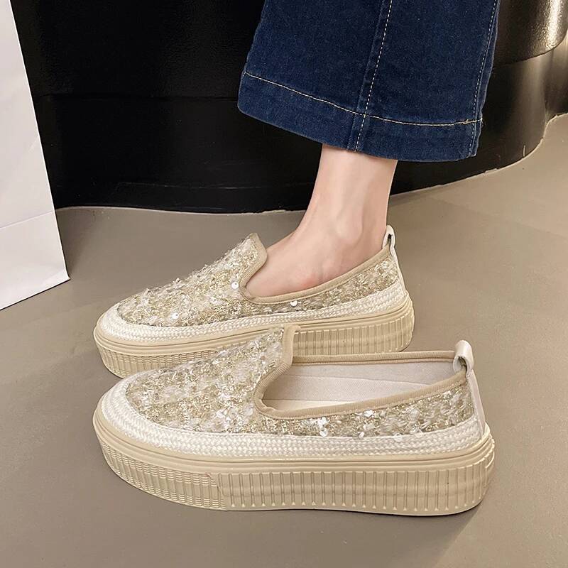 Ddmyoutdoor Ddmyoutdoor Fashion Women S Shoes Lace Summer Breathable Outdoor Walking Thick Sole Casual Loafers Comfortable Single Shoe Outdoor Shoes