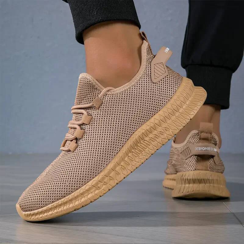 Ddmyoutdoor New Summer Casual Original Sneakers Soft Sole Mesh Jogging Lightweight Men S Breathable Vulcanized Shoes Tenis Masculino Outdoor Shoes