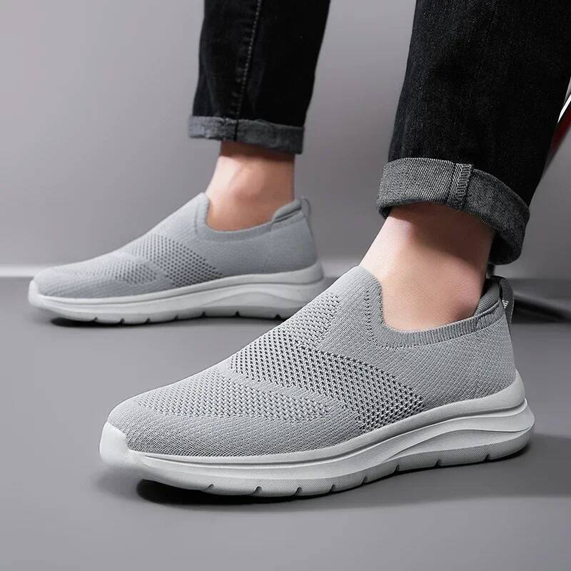 Ddmyoutdoor MAEDEF Mens Casual Hollow Breathable Mesh Lightweight Walking Shoes Slip On Big Size Driving Loafers Men Outdoor Shoes