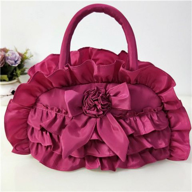 Top High Quality New Style Free Shipping New Women's Bag Mori Girl Literary Casual Cloth Bag Sweet Lace Handbag Premium Women's Bag Mom New 