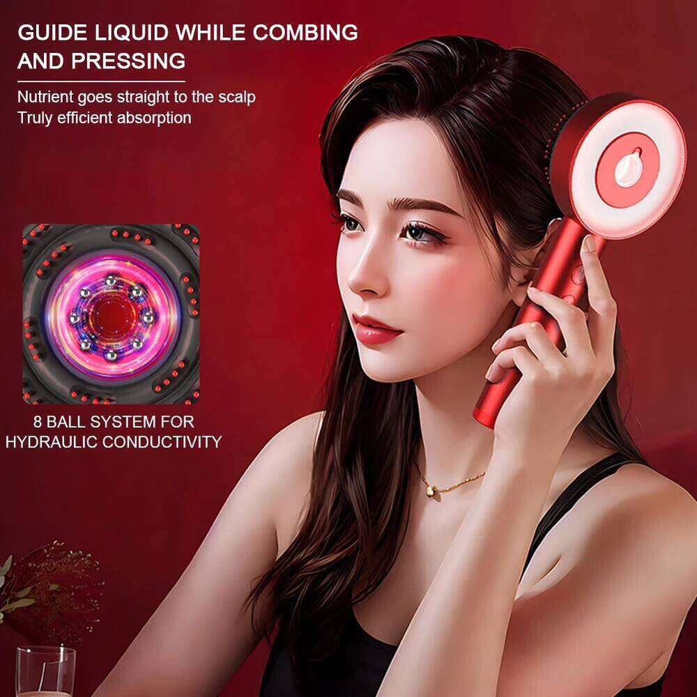 Cordless Scalp Massaging Brush,Shiatsu Hair Waterproof,Portable Vibrating Deep Head Massage Comb For Home Relaxation Treatment